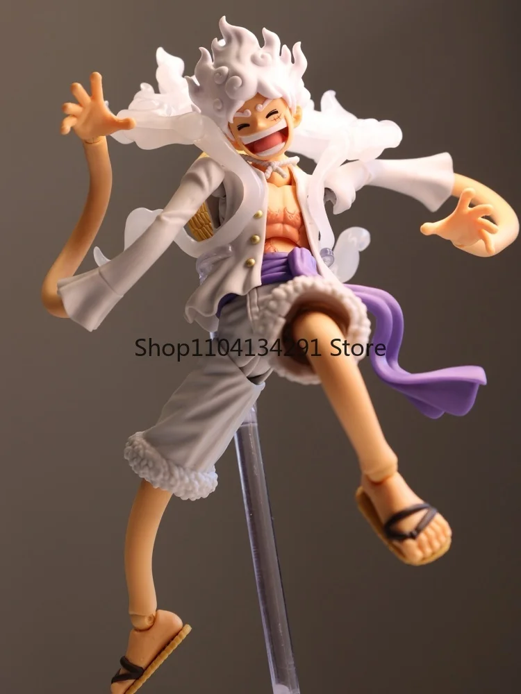 In Voorraad Originele Bandai S.H.Figuarts S.H.Figuarts Anime Monkey D Luffy Gear 5 Nika Een Stuk Action Figure Pvc Model Speelgoed Geschenken
