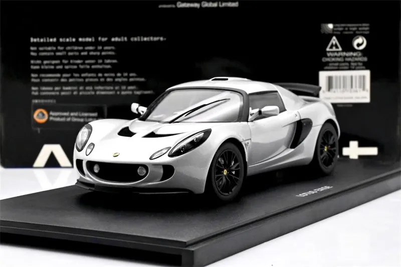 Autoart-Edição Limitada Alloy Metal Static Car Model, Simulação Totalmente Aberta, Toy Gift, 1:18 EXIGE