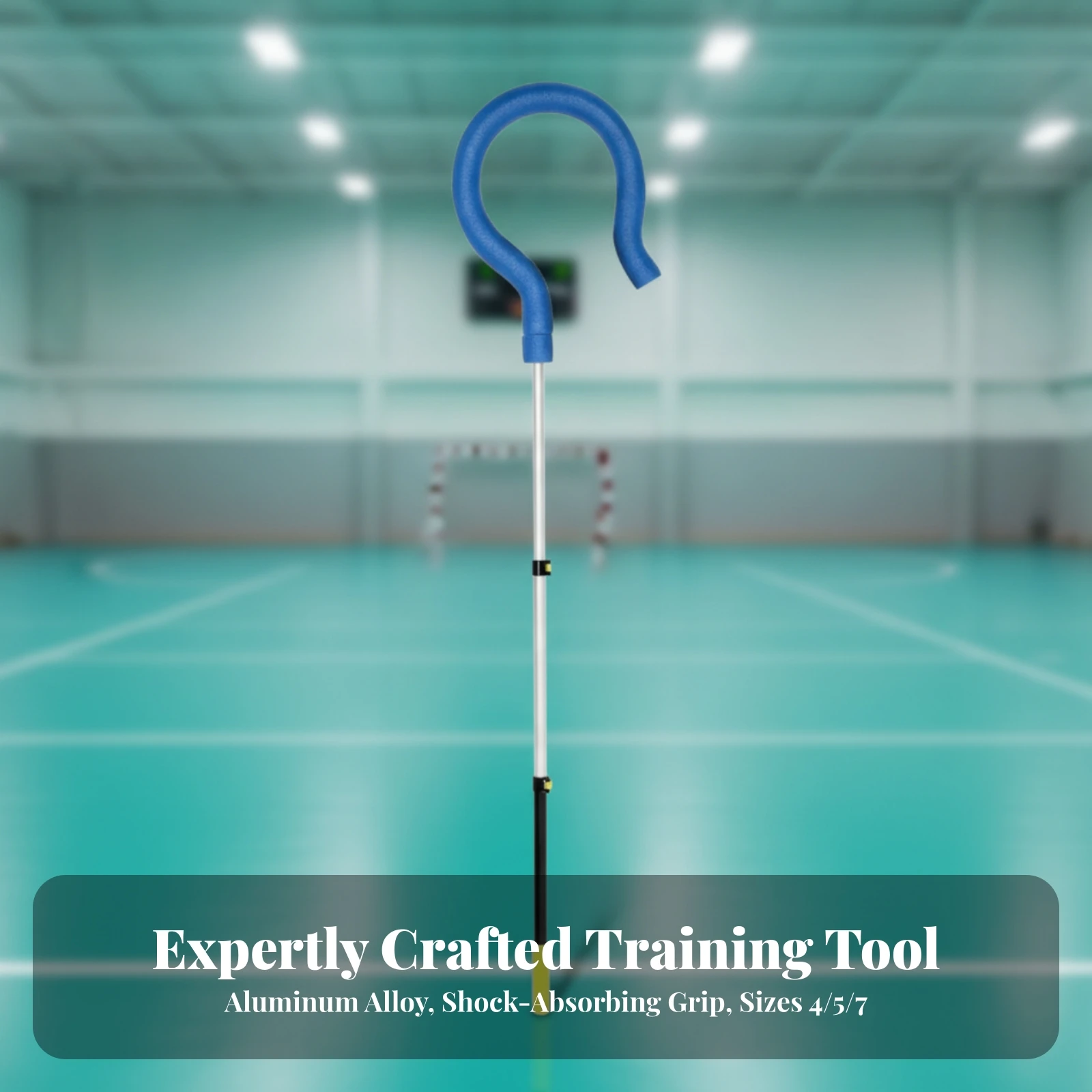 Volleyball Spike Training Aid with Telescopic Rod Portable Volleyball Spike Training Aid with Hook Easy to Use Long-Lasting