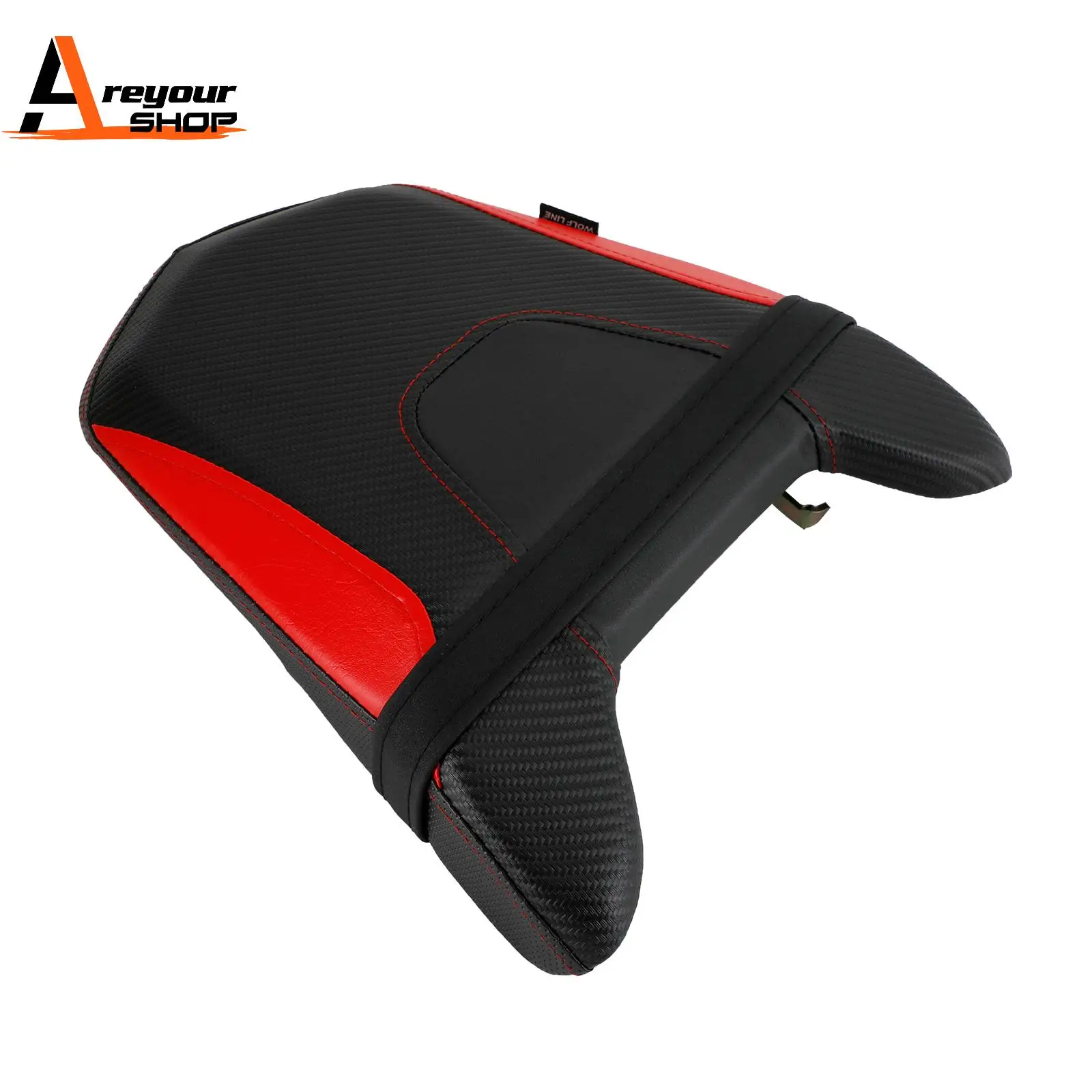 

Rear Passenger Seat Pillion Saddle Flat Red for Honda Cb650R Cbr650R 2019 2020 2021 2022 2023