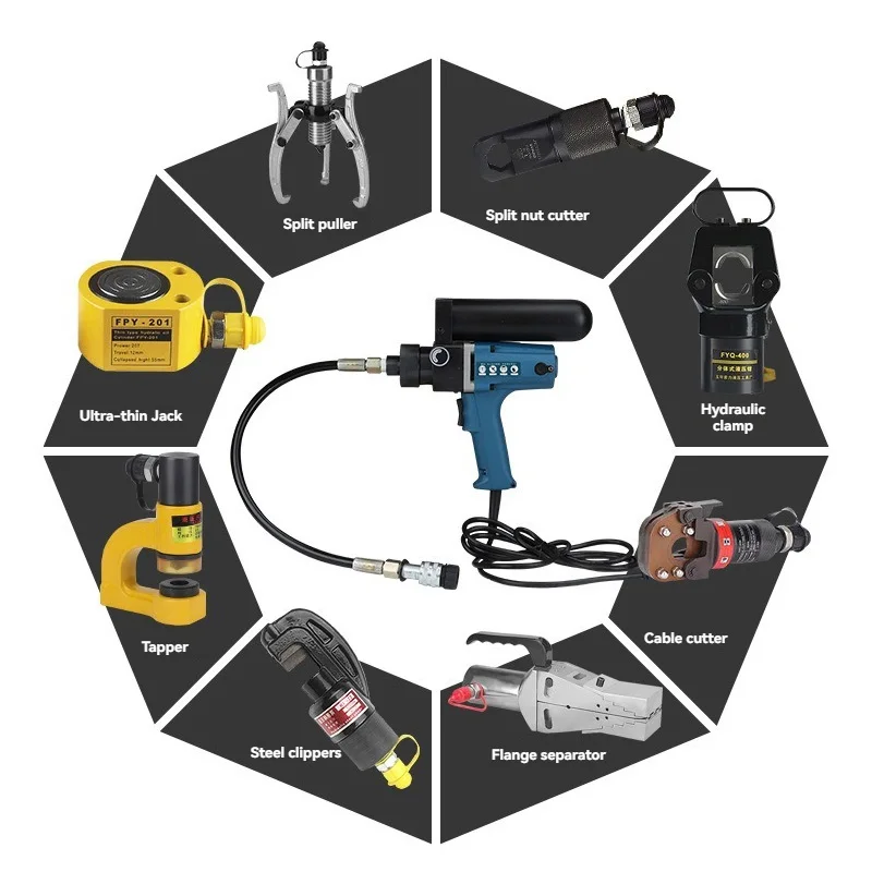 Upgrade Ultra-small Electric Hydraulic Pump Small Portable Oil Pump YZ-240S 220V 800W Hydraulic Tools