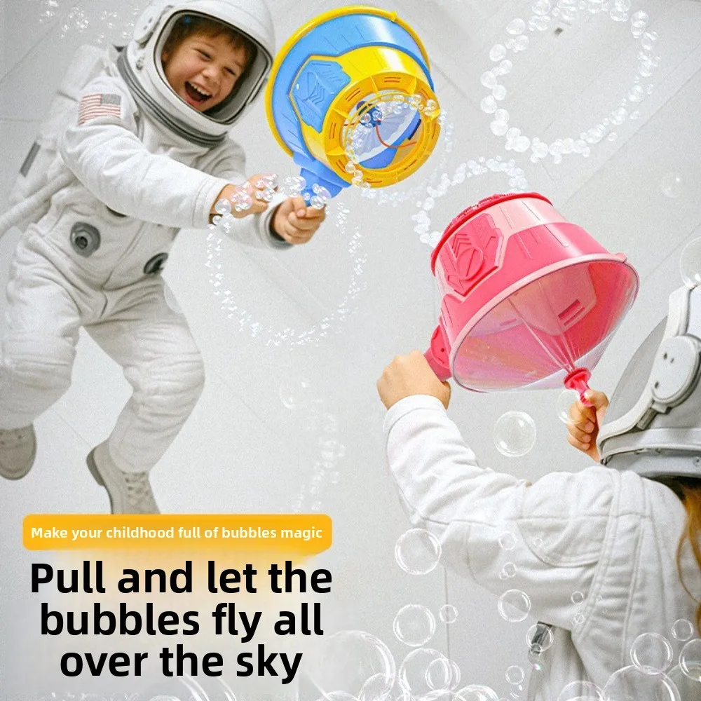 آلة فقاعة الرياح المحمولة المحمولة فقاعة مستمرة الإبداعية آلة فقاعة تفاعلية مسامية هدية للأطفال #3
