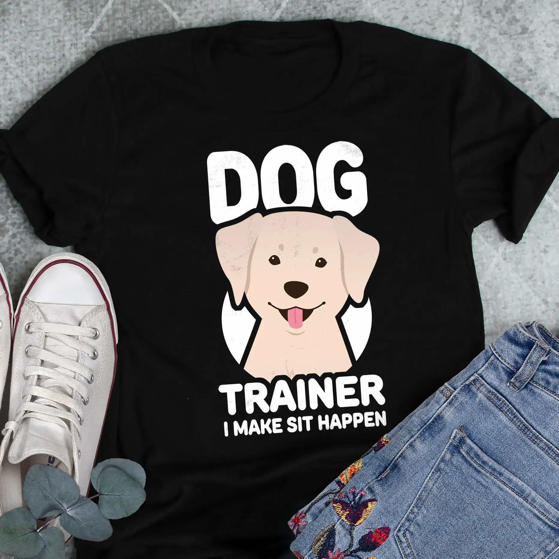 Dog Trainer T Shirt Funny Labrador Lover Cute Training Animal Behaviorist Puppy School Balanced Positive