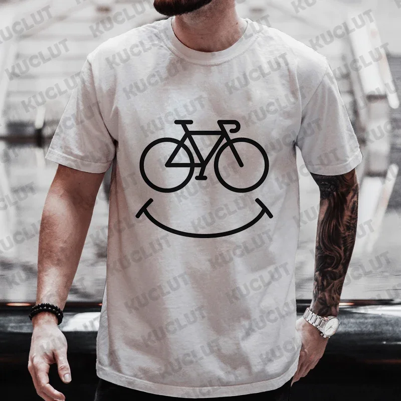 Bike Lines Cycling T-shirts Men\'s Street T-shirt Summer Fashion Men Women Casual T-shirt Streetwear Aesthetic Hipster Tshirt Top