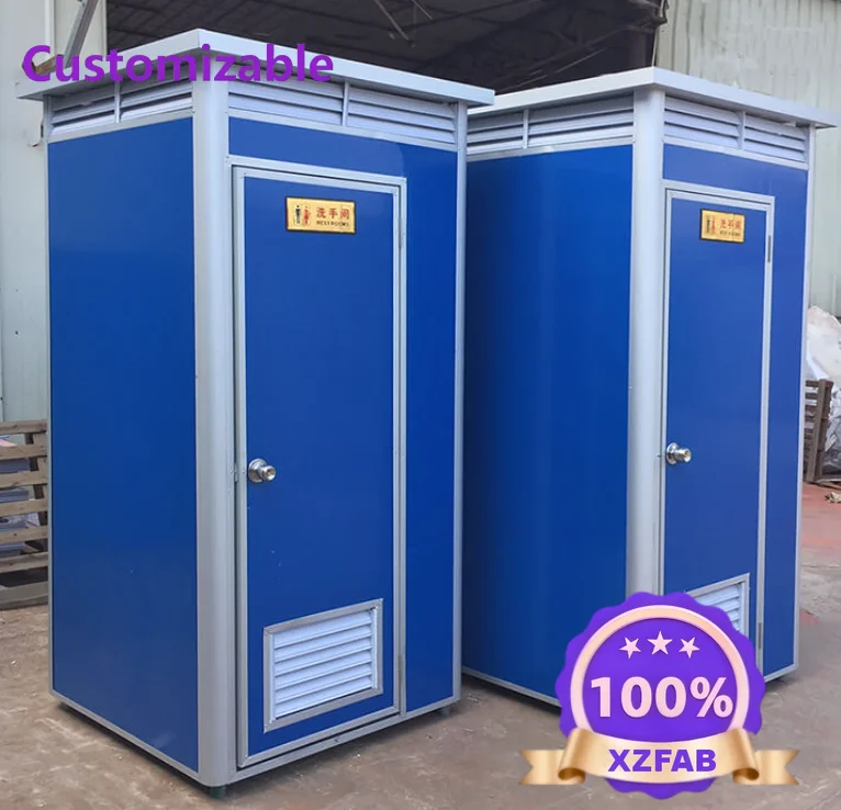 Factory Direct 2026 Prefab Portable Mobile Toilet Camp Restroom Shower Bathroom Washroom Outdoor Public Portable Chemical Toilet