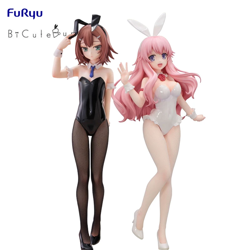 Figuras de Acción de Anime FuRyu BiCute Bunnies Baka To Tesuto To Shokanju Kinoshita Hideyoshi Himeji Mizuki de PVC de 28 cm