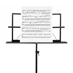 Music Stand Musical Instruments Accessories Desk Puree for Notes Key Board Small Fold