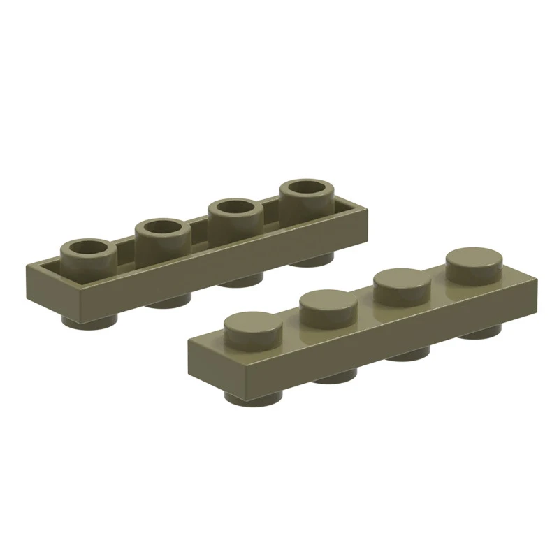 

MOC 10 шт. часть кирпича 3710 11001 Вт 1x4 специальные пластины доска с обеих сторон в точки набор строительных блоков игрушки из специальных частиц подарки для детей