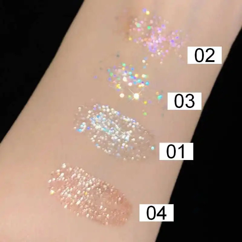 Diamant schimmern wasserdicht flüssig Glitter Eyeliner Lidschatten glänzend metallisch Eyeliner Stift Auge Schönheit Party Make-up