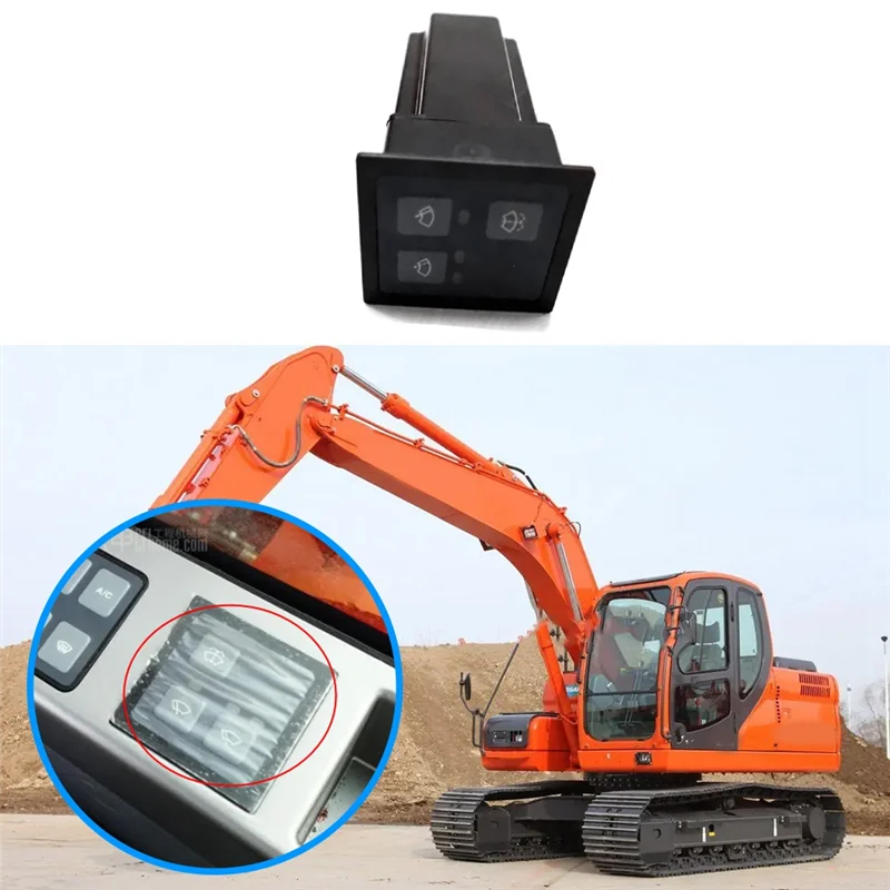 

Excavator Parts Wiper Motor Control Panel ABS Wiper Motor Control Panel For Doosan Dx150 Dx225 Dx300 DX380 543-00095 54300095