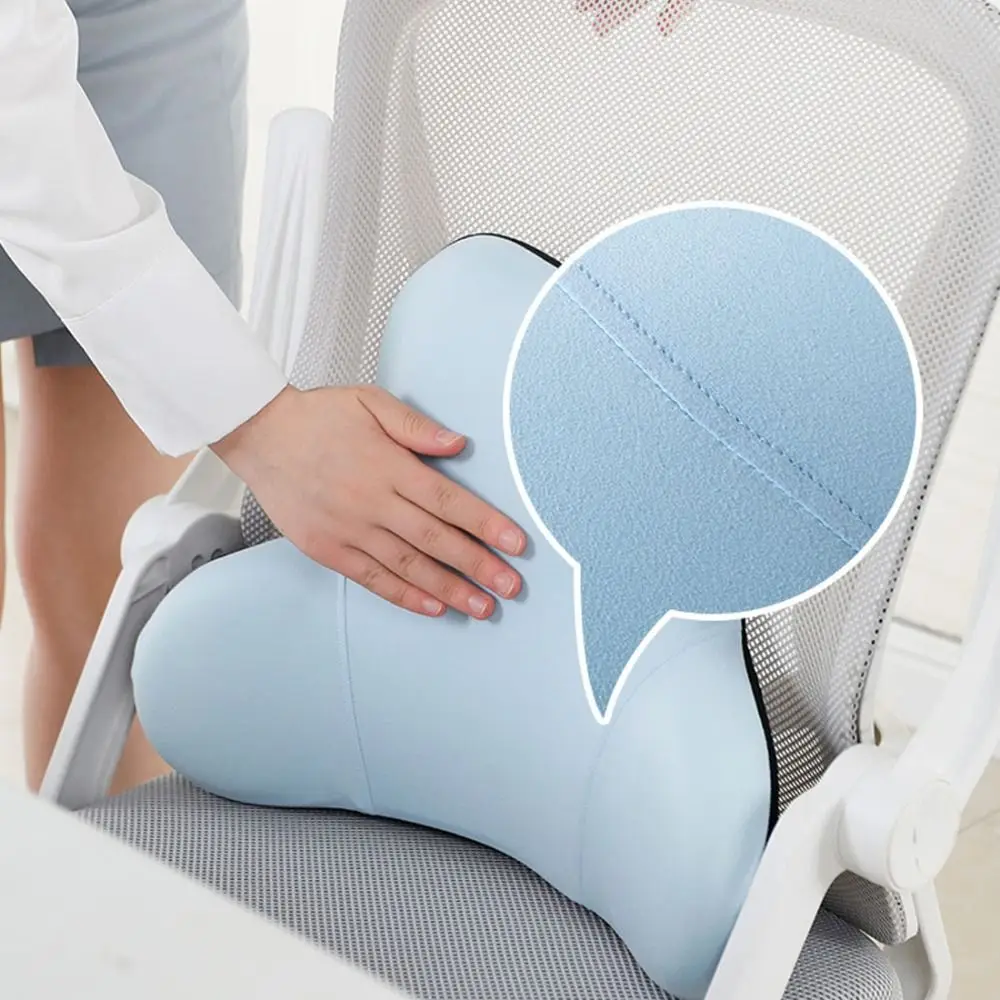 

Soft Foam Lumbar Support Cushion Memory Foam Ergonomic Design Lumbar Pillow Pain Relief Improve Posture Lower Back Support
