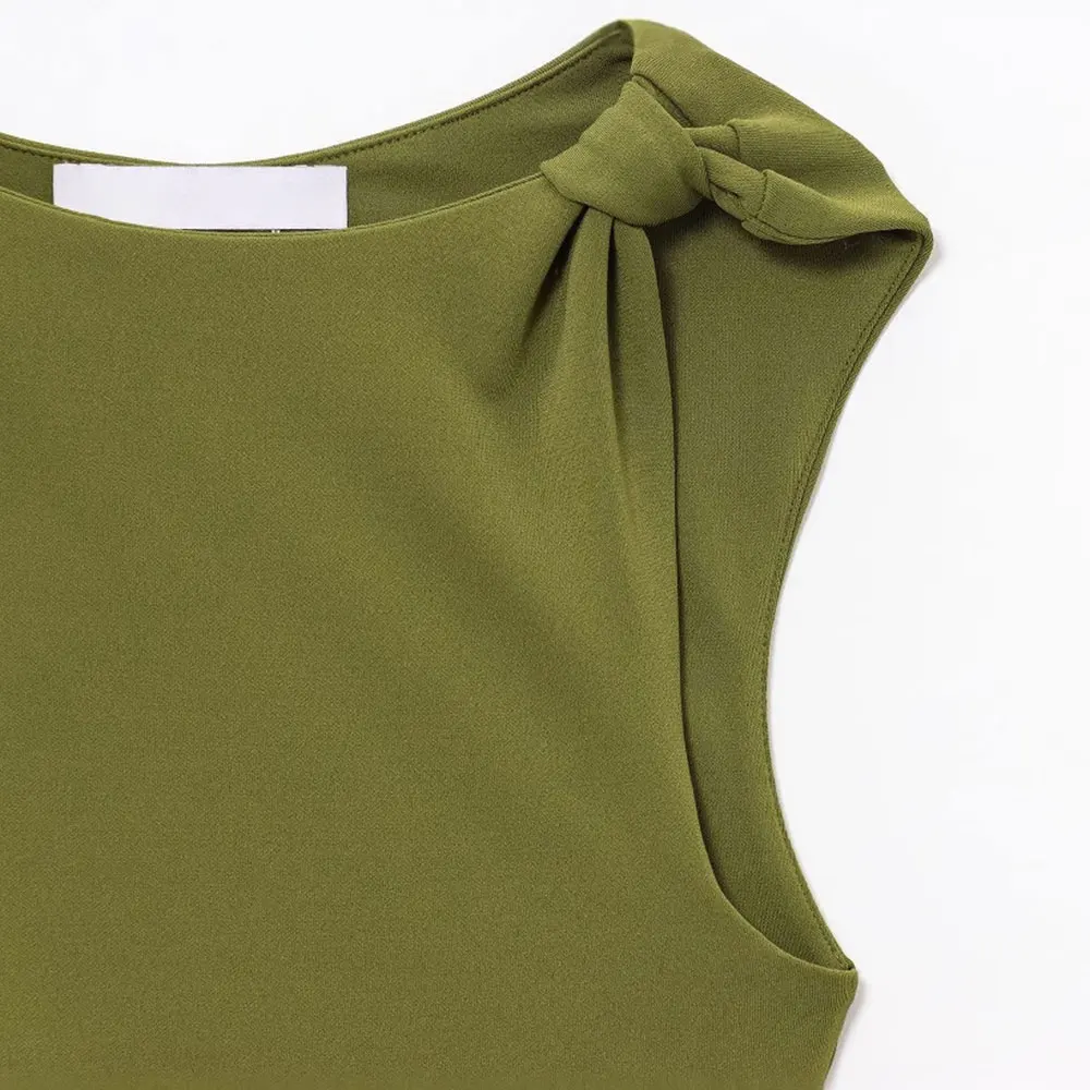 Roupas transfronteiriças Popular estilo europeu e americano vestido longo com design recortado