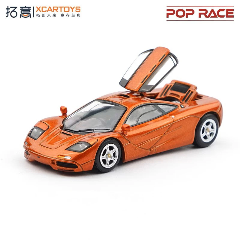 Xcartoys x POP RACE 1:64 F1 オレンジ ダイキャスト モデルカー