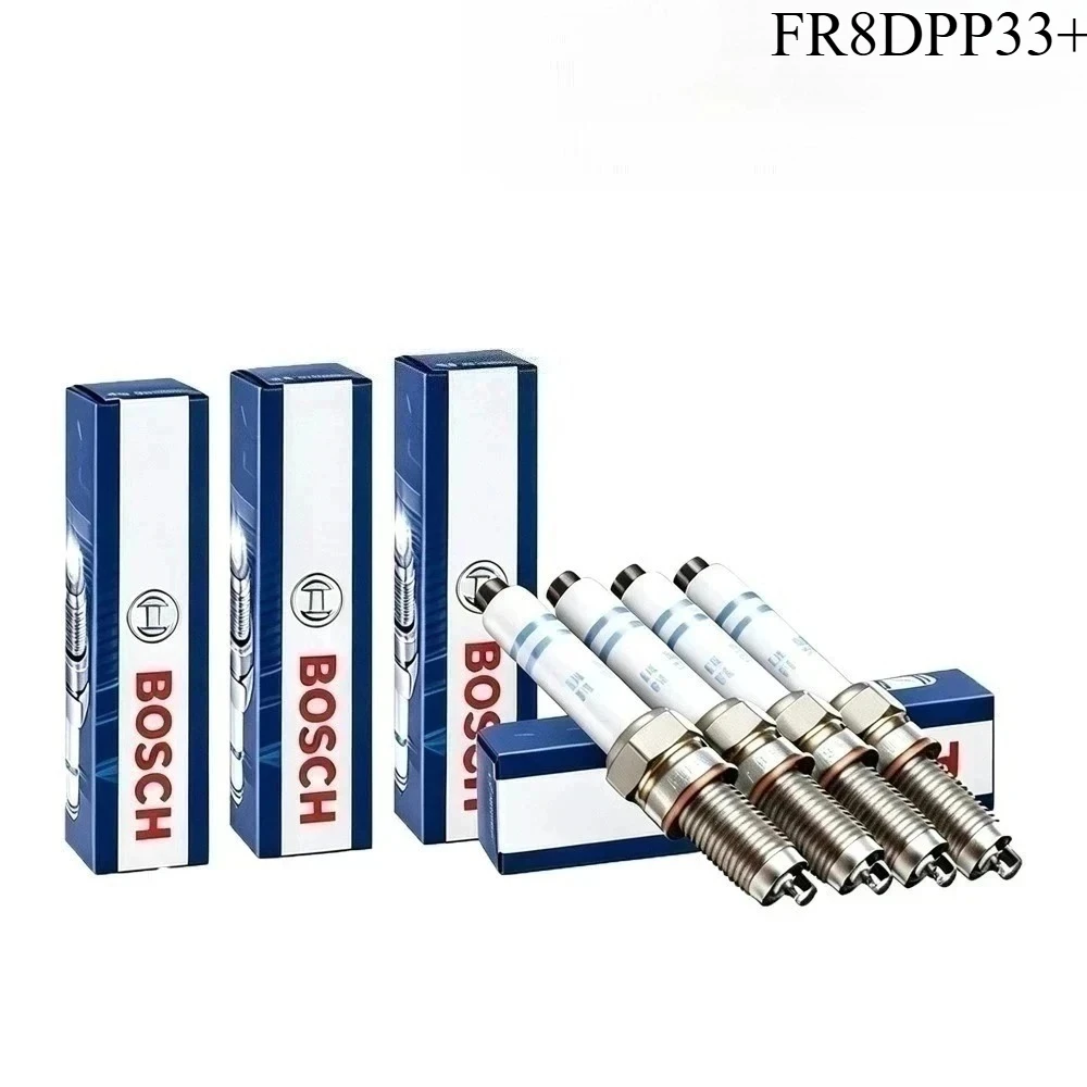 

Bosch FR8DPP33+ Spark Plug Fast Ignition Reduce Shake Import used for Nissan Patrol Y62 Hyundai Tucson JM
