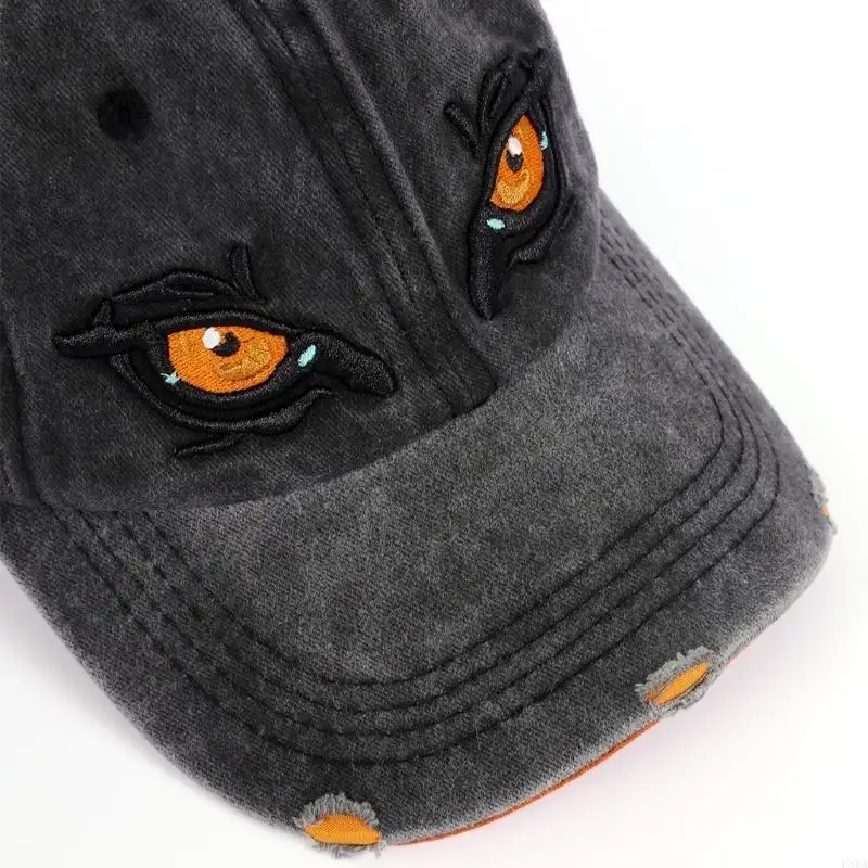 P88A الرجال النساء قبعات البيسبول قبعة الشمس النسر عيون الزينة قبعة سائق الشاحنة قابل للتعديل #3