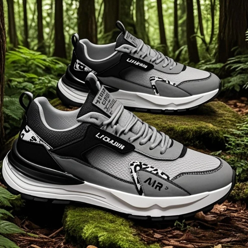 

2025 Spring New Fashion Casual Big Mesh Shoes Breathable Outdoor Men's Shoes Casual Sports Shoes Deodorant Not Stuffy Feet