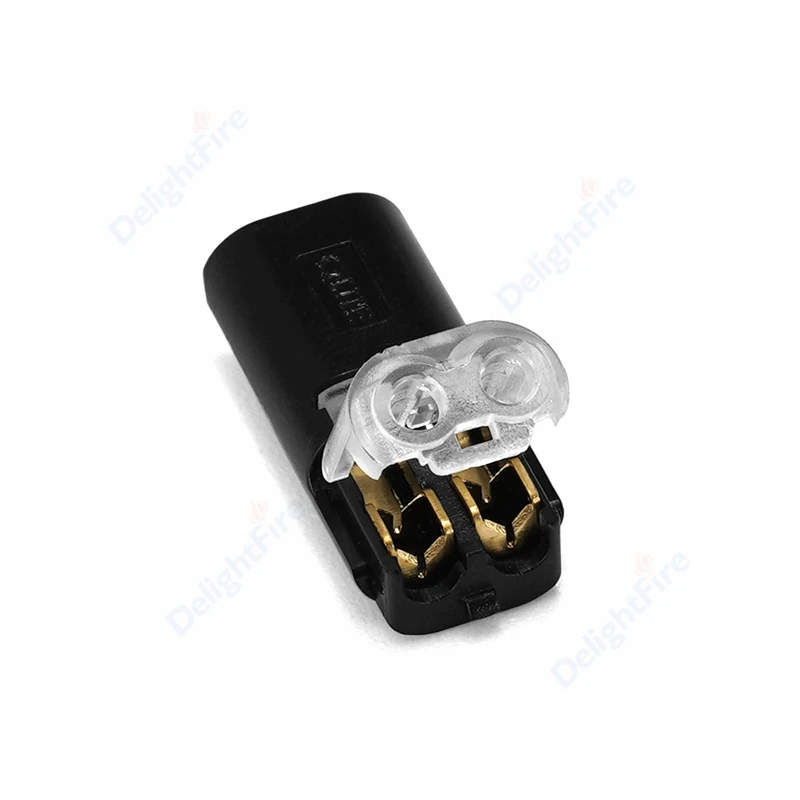 4pcs Solderless Intermateable Connector For Led Light Strip Waterproof Electrical Cable Automotive Strip Terminal Connection