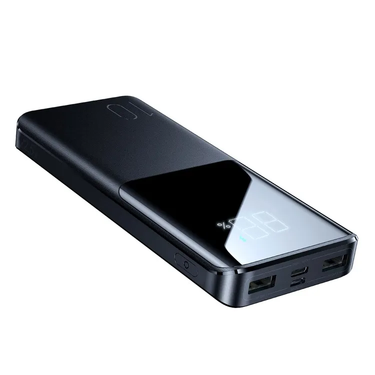 QC3.0 Pengisi Daya Ponsel Cepat Ramping Portabel 10000MAh LED Display Power Pack Powerbank