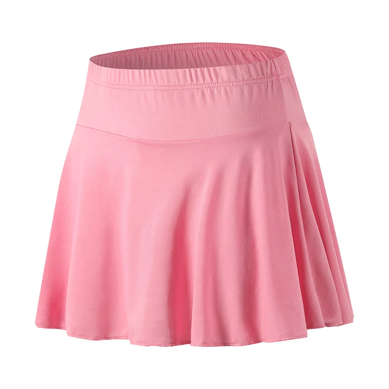 Kurzer Damenrock, Sommer, einfarbig, mehrfarbig, modische Yoga-Hose, Rock, Sport und Freizeit, vielseitig, bequem, trendig – Detail 6