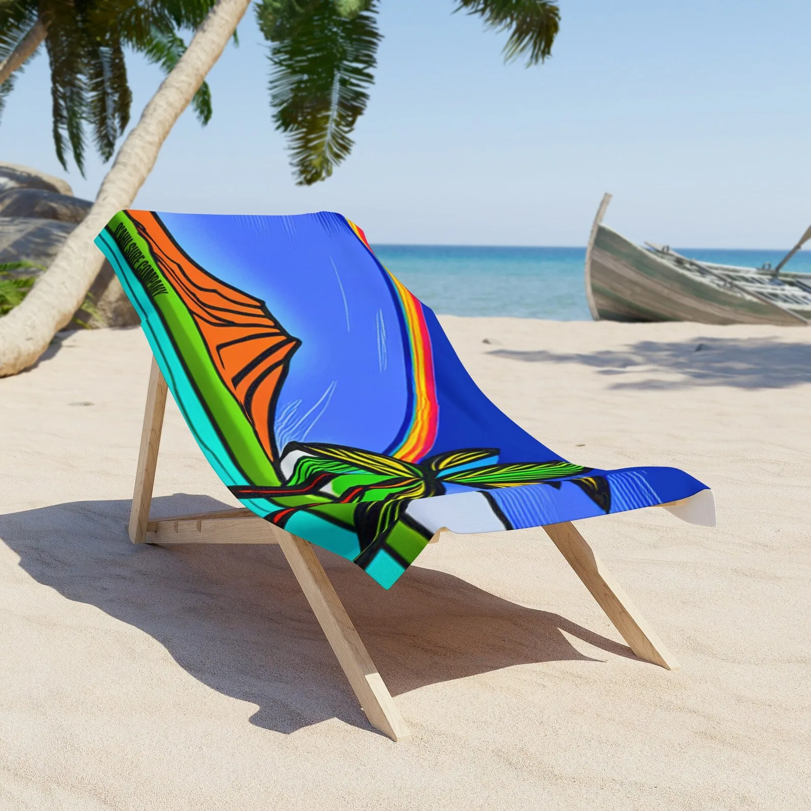 Aloha Hawaii Beach Towel: Tropical Rainbow Waikiki Design Spa Bath Towels Bathroom Items Baby Playa Swimming Pool For Home Sauna