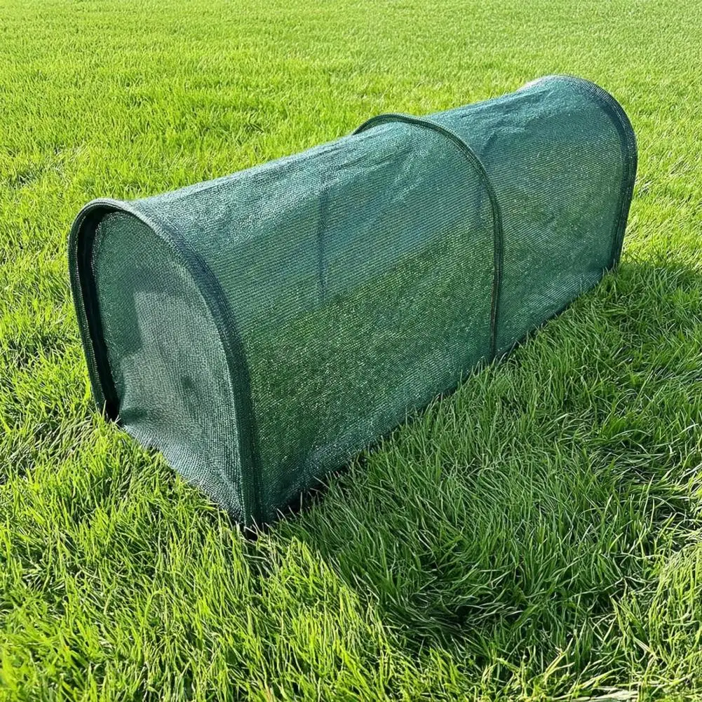 Portable Chicken Tunnel for Yard Small Playpen for Yard Foldable Chicken Tunnel Portable Poultry Run Predator-proof Outdoor Yard