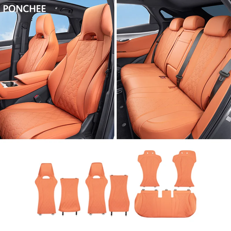 

For BYD Sealion 7 2024 The Original Car Color Cushion Four Seasons Semi-pack Car Seat Cushion Ventilation Breathable Seat Cover