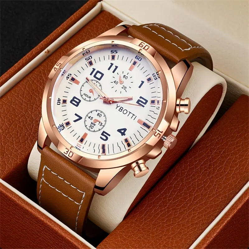 Top Quartz Fashion Mens Business Relogio Waterproof Brand