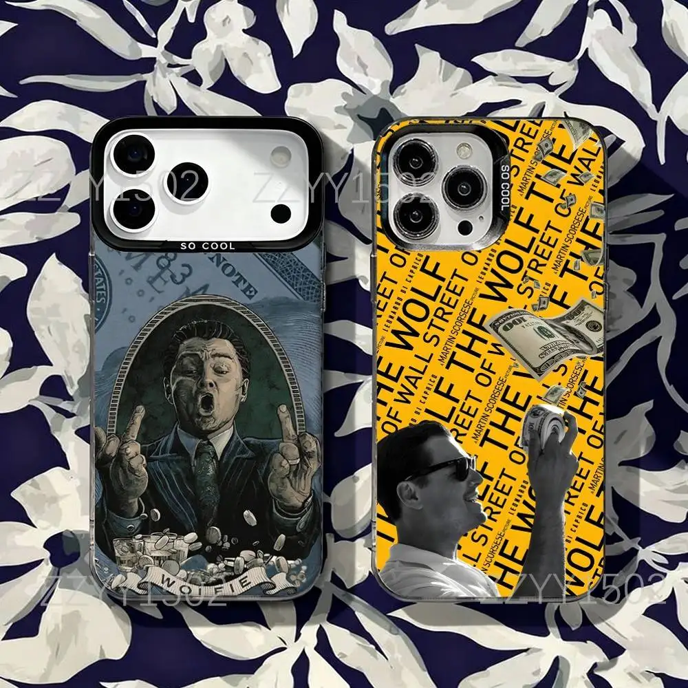 

W-WolfS Of Wall Street Phone Case For iPhone 17,16,15,14,13,12,X,8,Pro,Max,Plus,SE4,Air,Mini HD Black IMD Matte