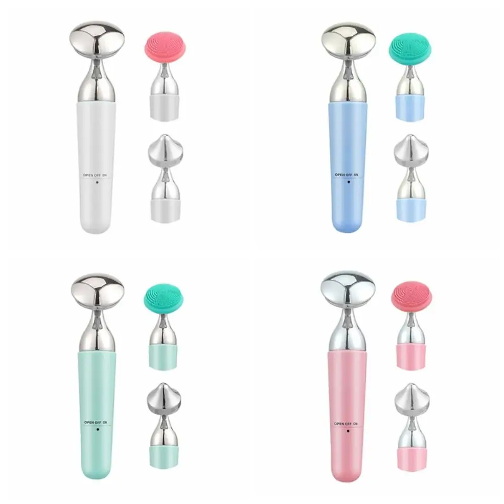 Limpador Facial Elétrico ABS com Modo de Vibração, Massageador Vibratório Recarregável USB para Uso Doméstico
