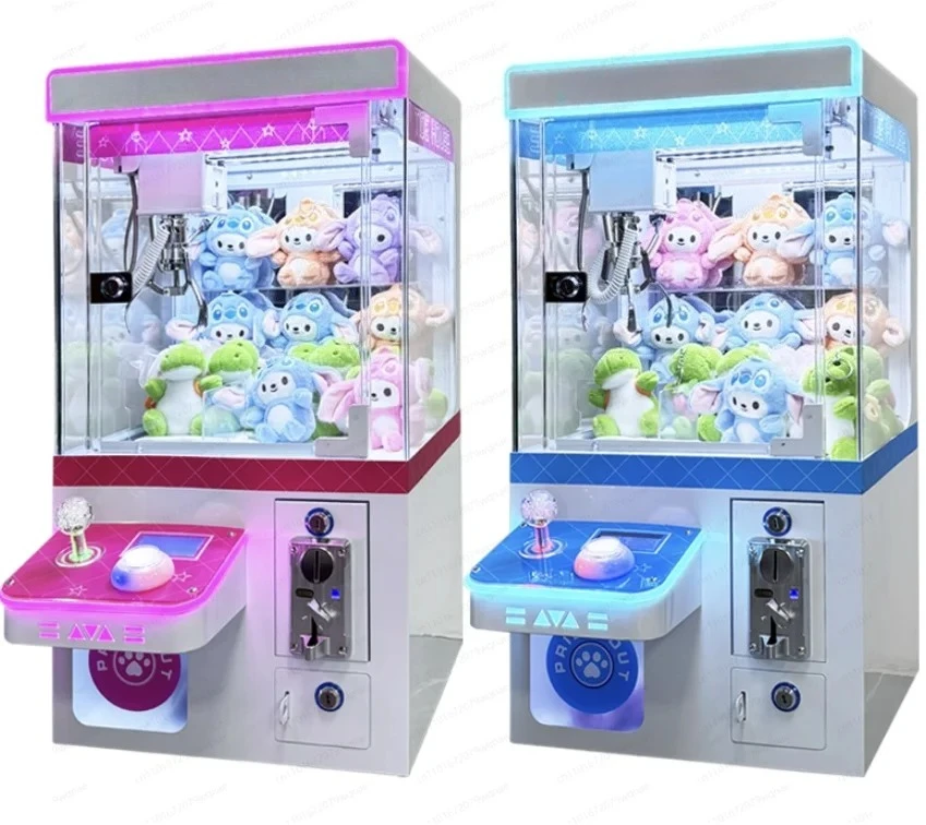 Single-person Coin-operated Children's Mini Claw Machine, Fully Transparent Gacha Machine Vending Machine