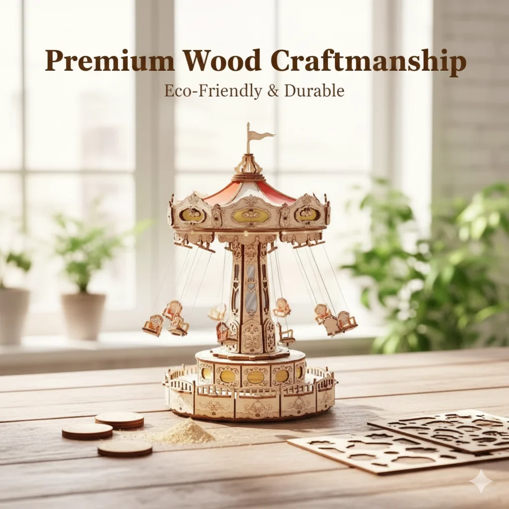 DIY Wooden Music Box Puzzle Sw - огляд і ціна Musical Instrument Park