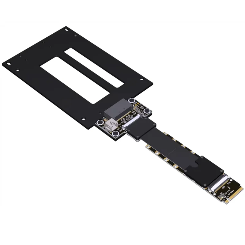 

Advanced F47SD M.2 Nvme To E1.S/E3.S, Pcie 5.0 X4 SSD Extension Cable, SFF-TA-1002 Standard, High-Speed 128G/Bps, 50Cm Length