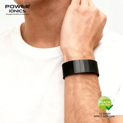 Power Ionics 3000 Anions New Ultra Bangle Silicone Wristband Unisex Sport Wide Bracelet  Free Engrave