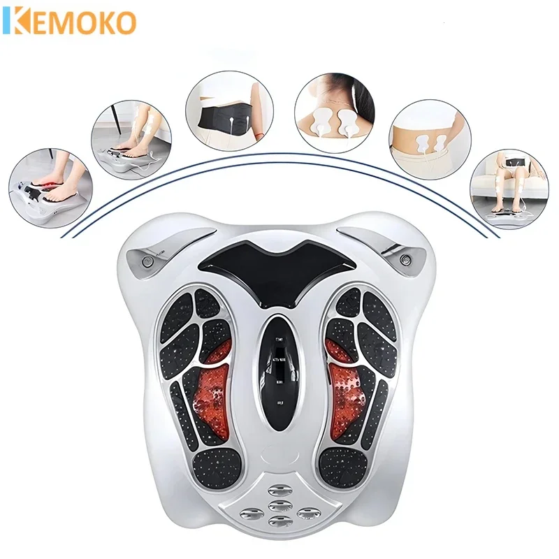 Far-infrared Foot Massager Vibration Magnetic Wave Heating Therapy Device Massager for Nourishing Vitality Detox FootSpa Machine