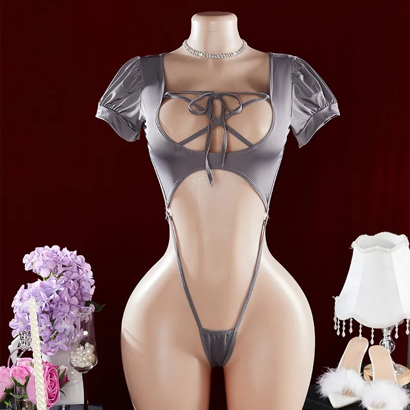 Transparent Sexy Lingerie For Women 18 Hot Erotic Underwear Sex Costume Bra Panty One-piece Pornos Suit Bodysuit Lingerie 2022 image 4