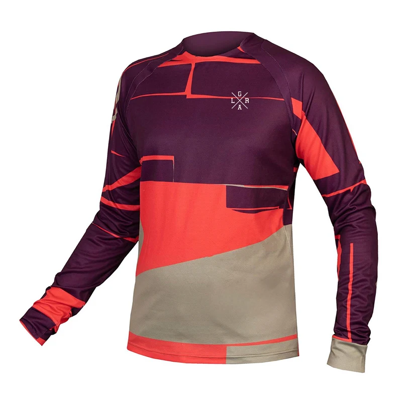 

Loose rider bike downhill jersey, MTB shirt, off-road DH motorcycle jersey, motocross sportswear BMX long sleeve shirt