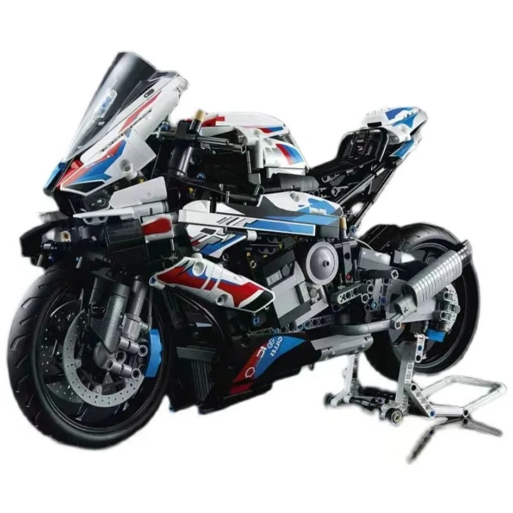 مجموعات مكعبات بناء الدراجات النارية متوافقة مع جزيئات ليغو مناسبة لهدايا عيد الميلاد 42130 #1