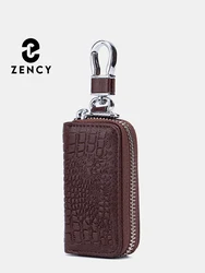 Zency New Genuine Leather Alligator portachiavi per auto da donna portachiavi piccolo portachiavi portafoglio femminile portachiavi portachiavi organizzatore