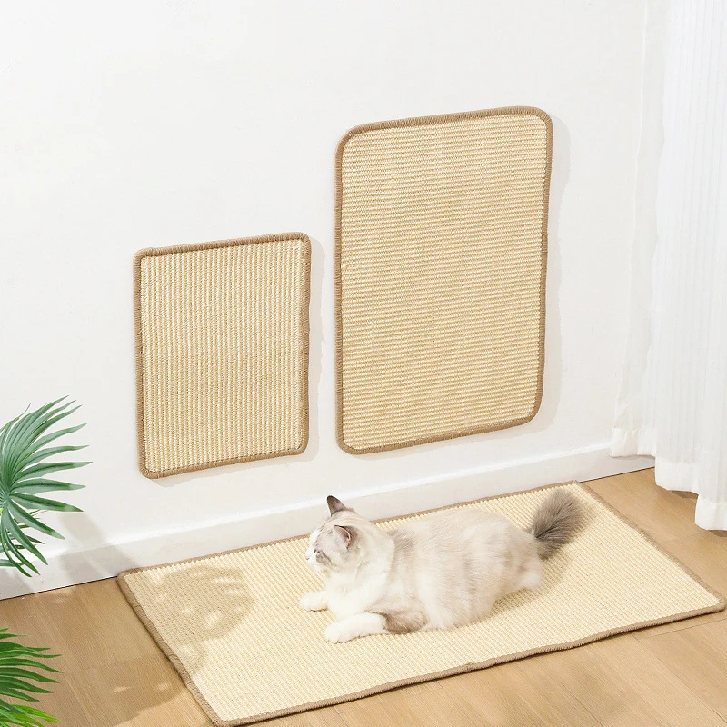 

Natural Sisal Cat Scratcher Mat Multifunctional Wear-resistant Furniture Protective Scratching Post Cat Rascadores Para Gatos