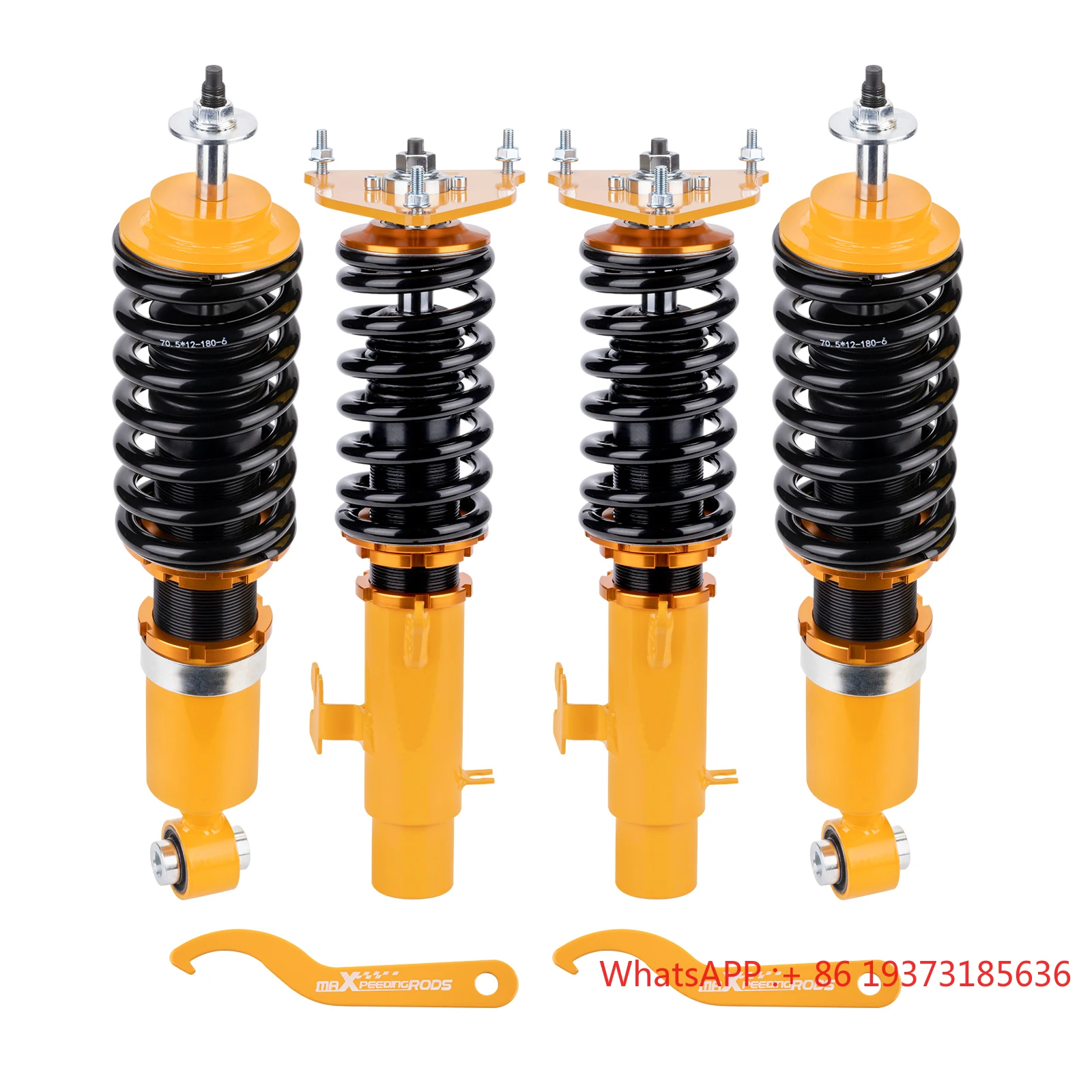 Coilover Spring Shock Absorber for MINI R50 R53 Cooper S Works One D 2001-2006 FWD