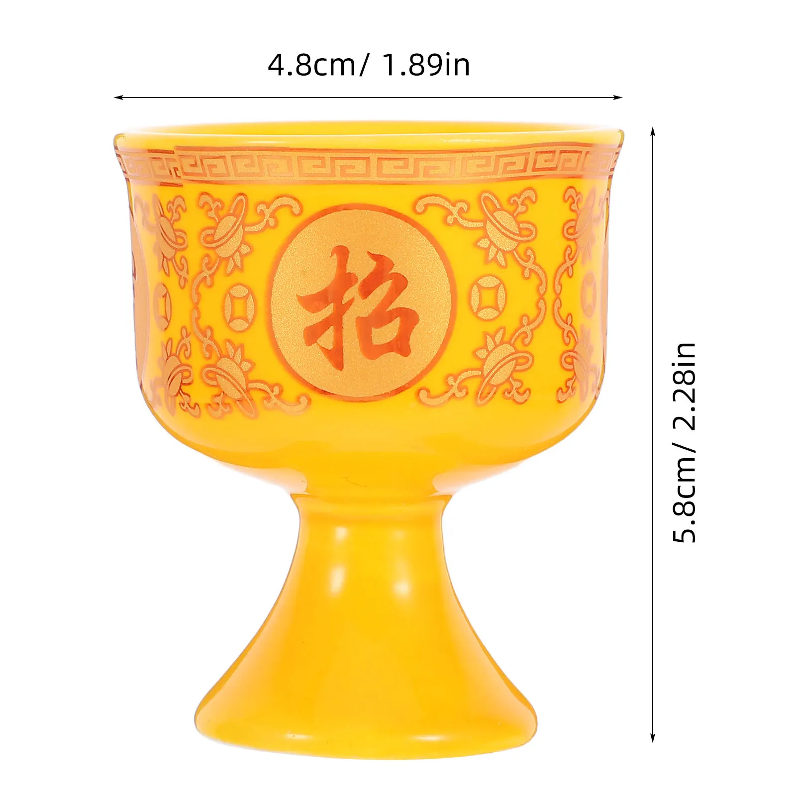 3Pcs High Temperature Forged Ceramic Lotus Water Offering Cups for Buddhist Altar Worship Temple Home Decor Meditation Wealth