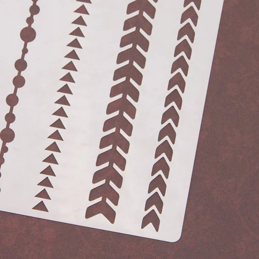 Drawing Stencil Assorted Hollow Out Patterns Eco-Friendly Plastic Reusable Templates for Scrapbooking DIY Craft Art Painting