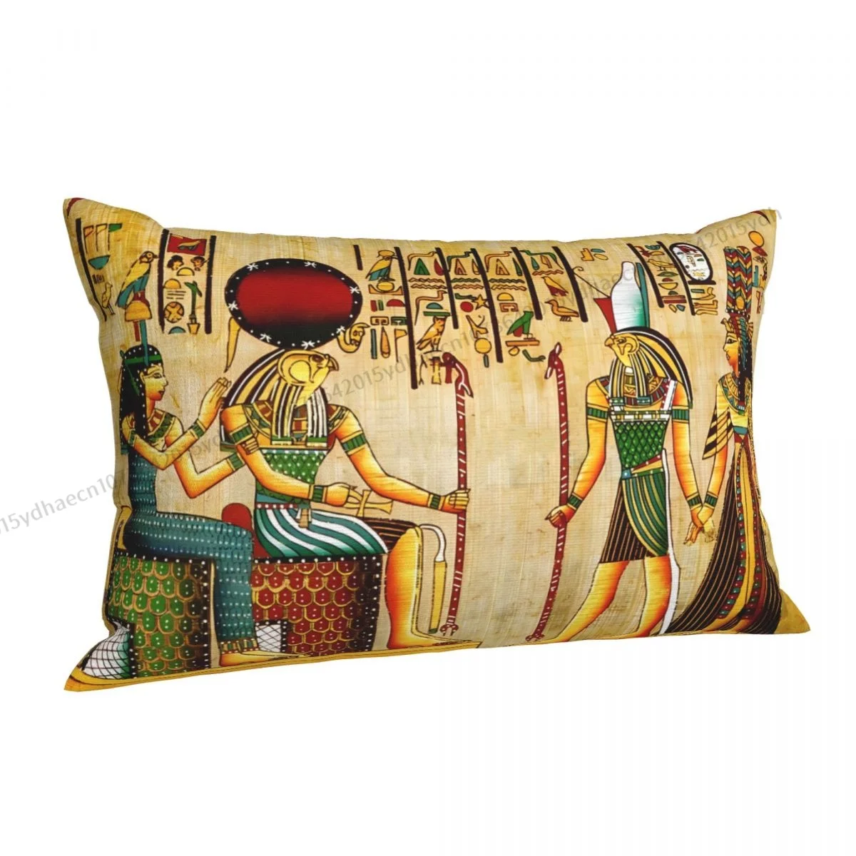 Egyptian Wall Art Printed Pillow Case Backpack Cojines Covers Soft Chair Decor Pillowcase