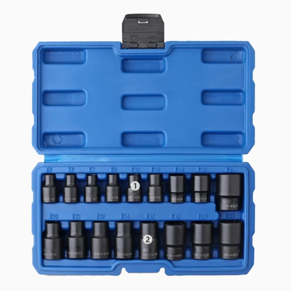 Precision Serrated E-Type Socket Set 50 Nm Torque Capacity Temperature Range -20 C To 150 C For Automotive Repair