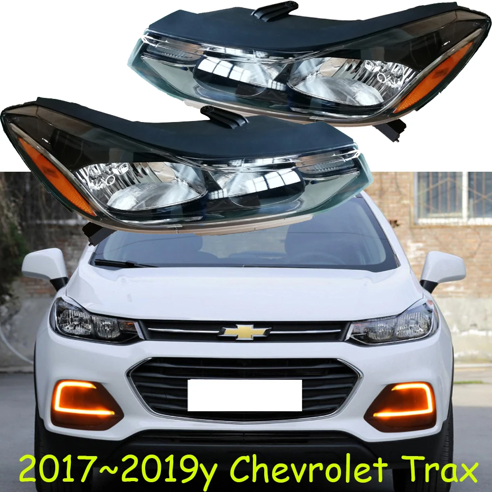 

1 шт., автомобильный налобный фонарь на бампер для Chevrolet Trax, фара 2017 ~ Y, фара на голову для Chevrolet Trax, противотуманная фара