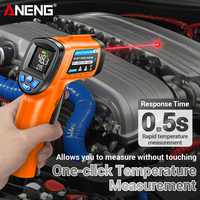 Infrared Thermometer Gun Automotive High Temp Meter ANENG TH104 Laser Sensor Temperature Gauge Test Pyrometer Gun Tester Tools