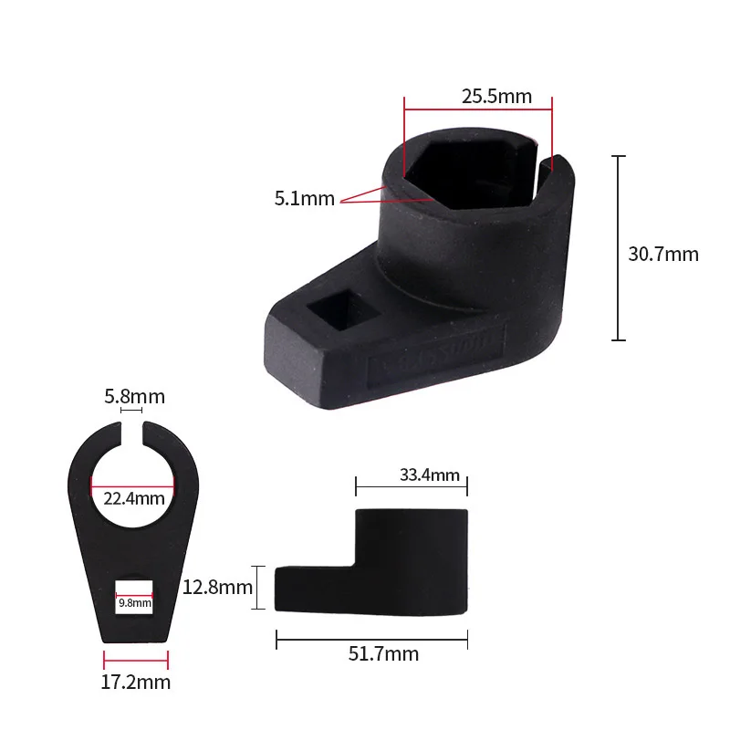 Sauerstoffsensor-Schlüssel 22mm O2-Sensor-Werkzeug für 3/8 Zoll und 1/2 Zoll Antrieb Kfz-Sauerstoffsensor-Entfernungswerkzeug – Detail 11