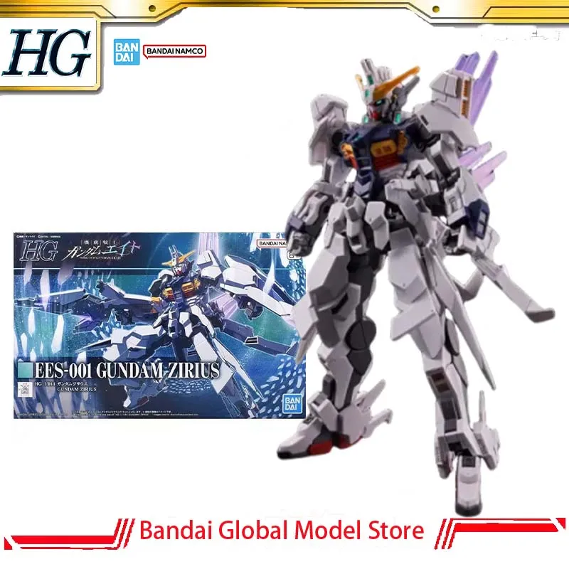 Bandai Original HG 1/144 EES-001 Gundam Zirius Mobile Suit Gundam EIGHT Anime Figure Collection Assembly Model Christmas Gifts