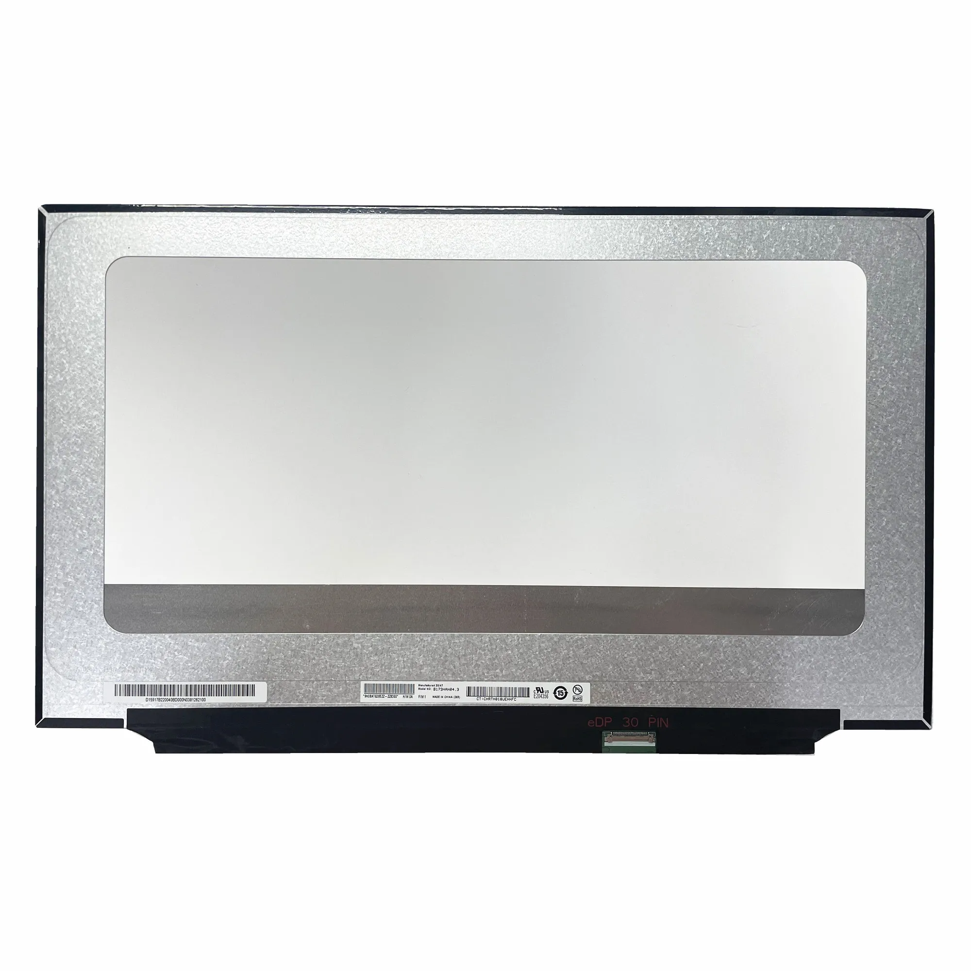 

B173HAN04.3 fit NV173FHM-N46 NV173FHM-N49 NV173FHM-N4C N4G B173HAN04.2 N173HCE-E3A E3B 17.3'' FHD Laptop LCD Screen EDP 30 Pins