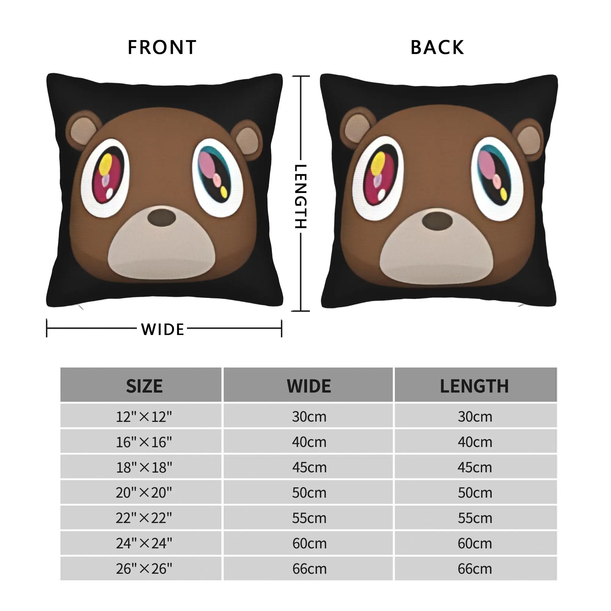 Kanye West Meme Pillow Case  Fashion Pillow Cover Soft Pillowcases For Chair Sofa Home Decor